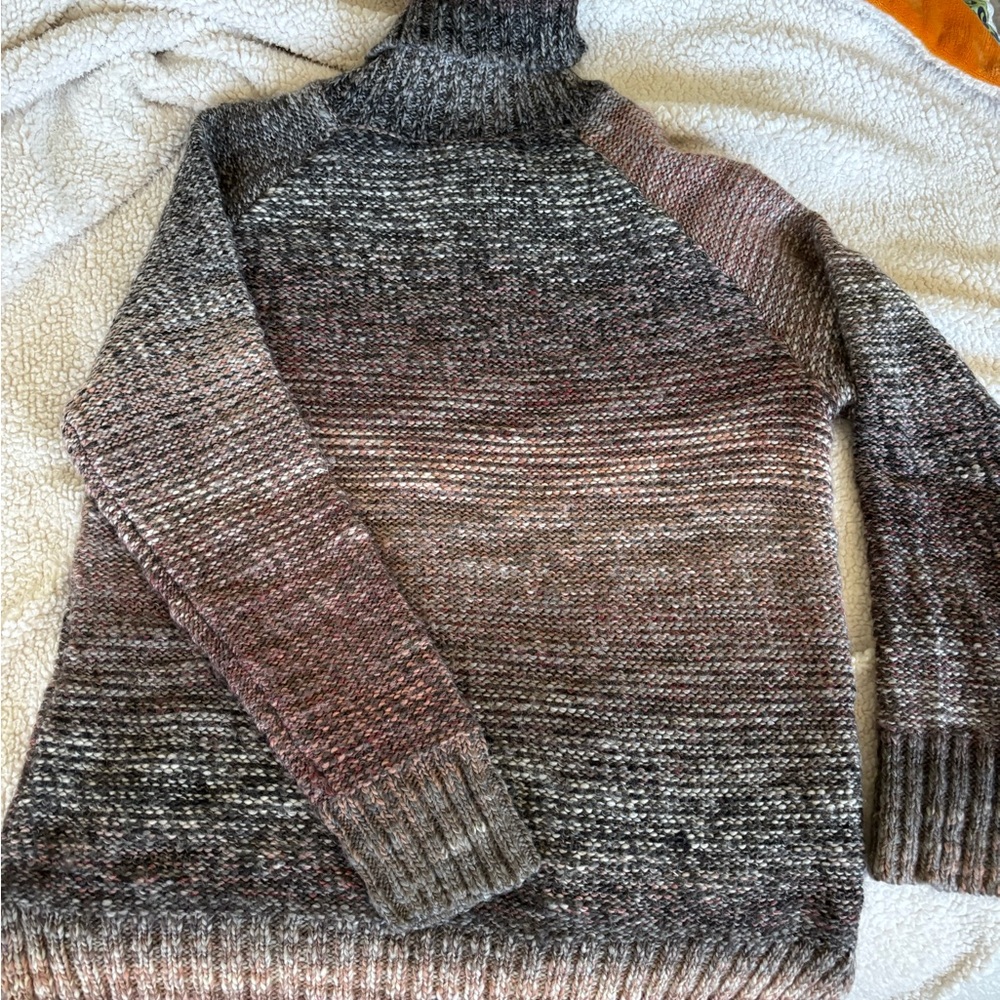 Multicolor Turtleneck Sweater